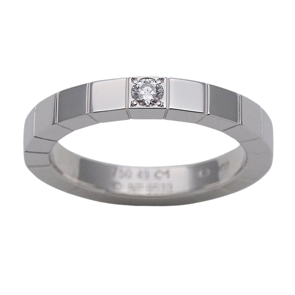 CARTIER Silver Diamond Ring #49 - Picture 2 of 10